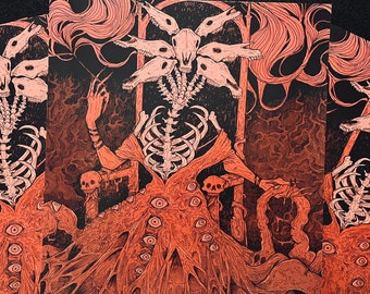 Gore Maiden Horror Monster Art Print