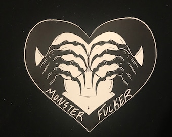 Monster Ficker Sticker