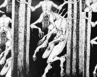 The Ritual Jotunn Moder Horror Movie Monster Art Print