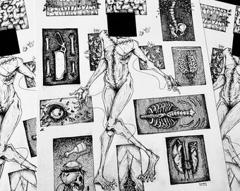 The Autopsy Horror Art Print