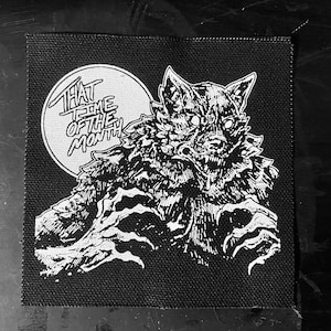 Toppa serigrafata da cucire "That Time of the Month Werewolf Punk"