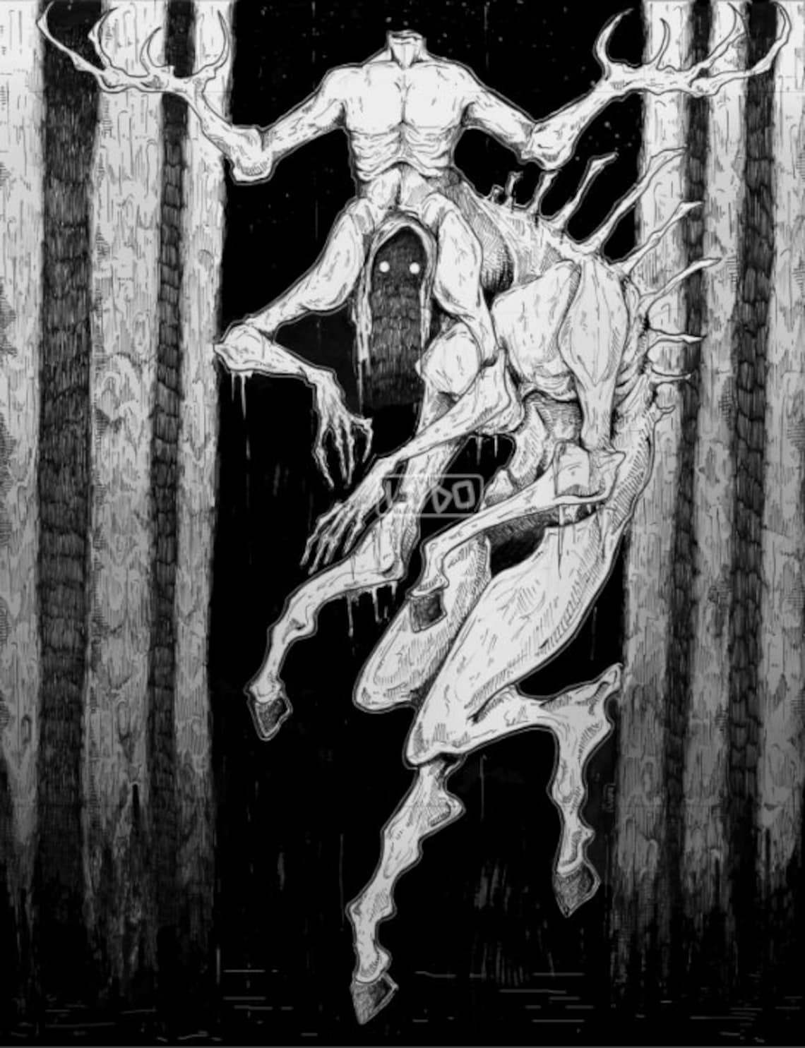 Modur The Ritual The Ritual Jotunn Moder Horror Movie Monster Art Print - Etsy