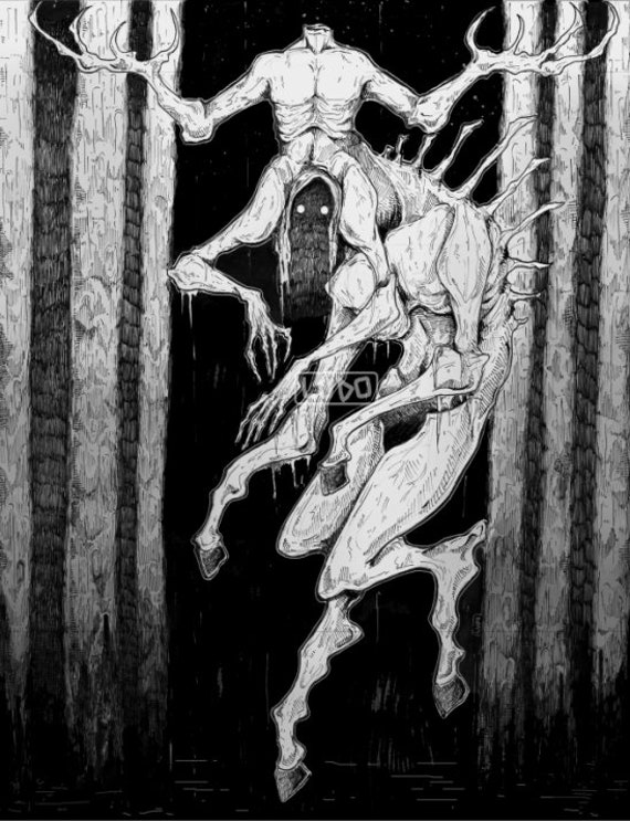 The Ritual Jotunn Moder Horror Movie Monster Art Print