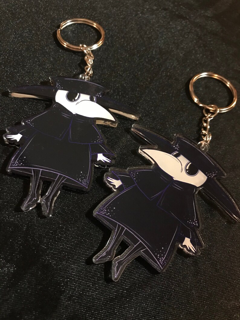 Plague Doctor Doublesided Keychain