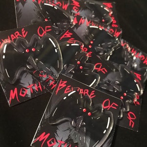 Sexy Mothman Acrylic Pin