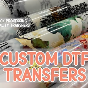 Custom DTF Transfers, DTF Transfers, Wholesale Dtf Print, Gang Sheets, Dtf  Transfers Ready to Press, Full Color Heat Transfer, Custom Dtf 