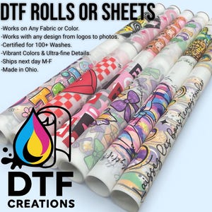 DTF Transfer, Full Color Heat Transfer, Gang Sheet, No Weeding, Ready to Press, Wholesale DTF, Bulk Transfer, Iron-On, Custom Shirt