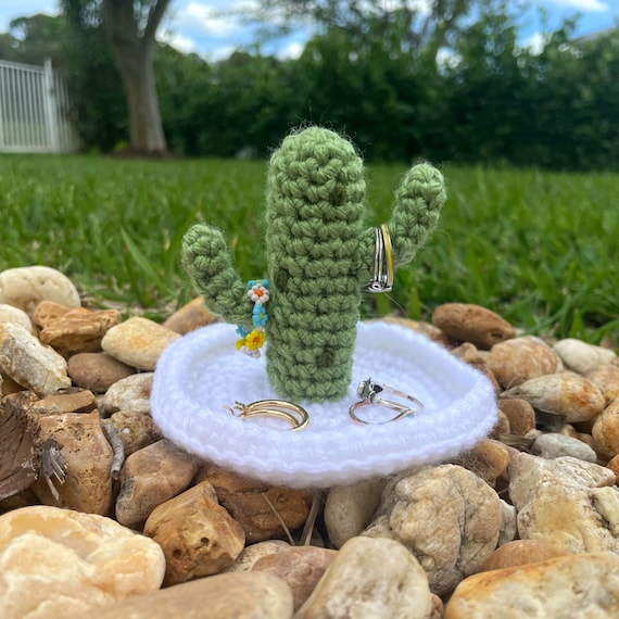 Crochet Cactus Jewelry Holder -  Denmark