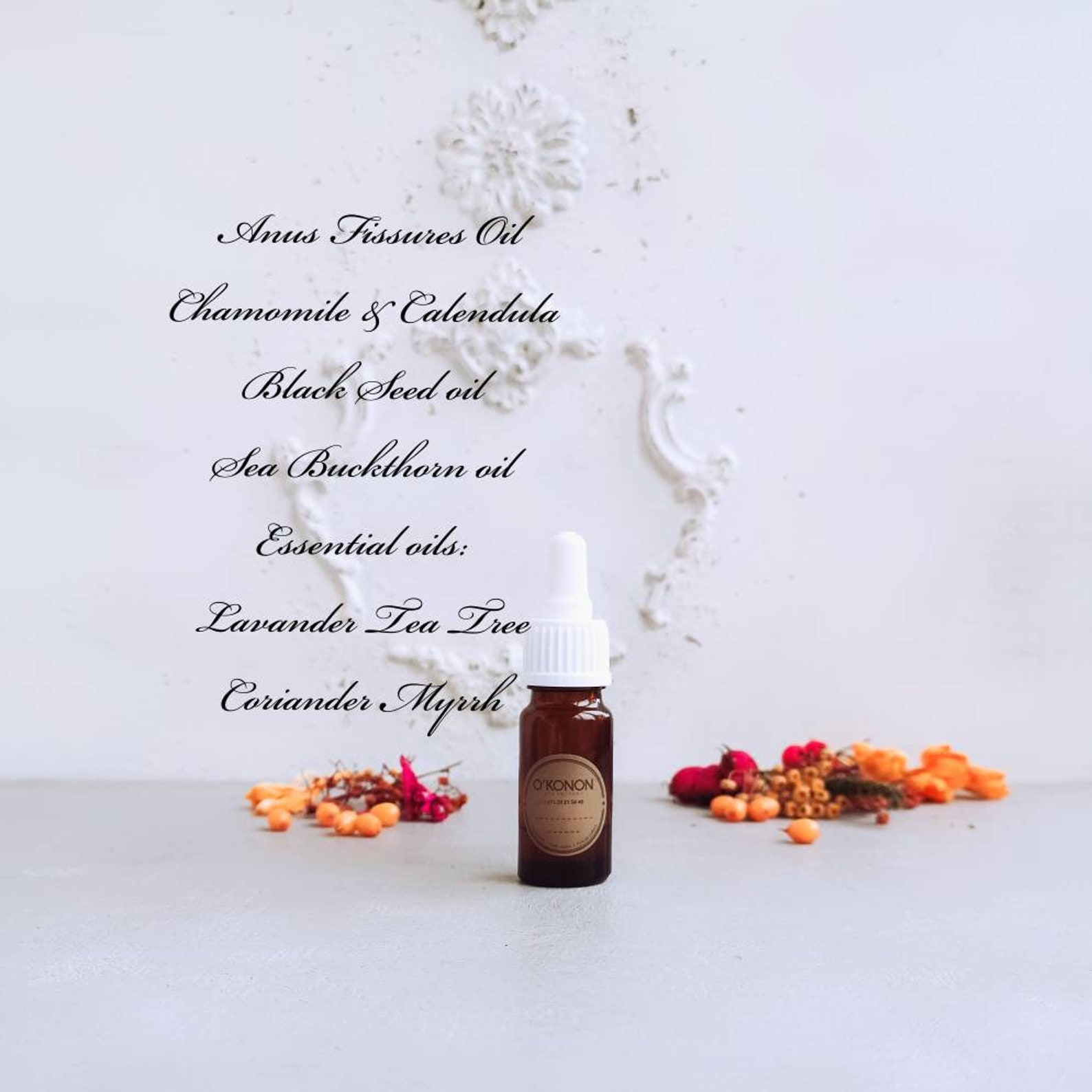 Rectal Suppository & Herbal Oil Soothing Crack Anus Fissures Etsy