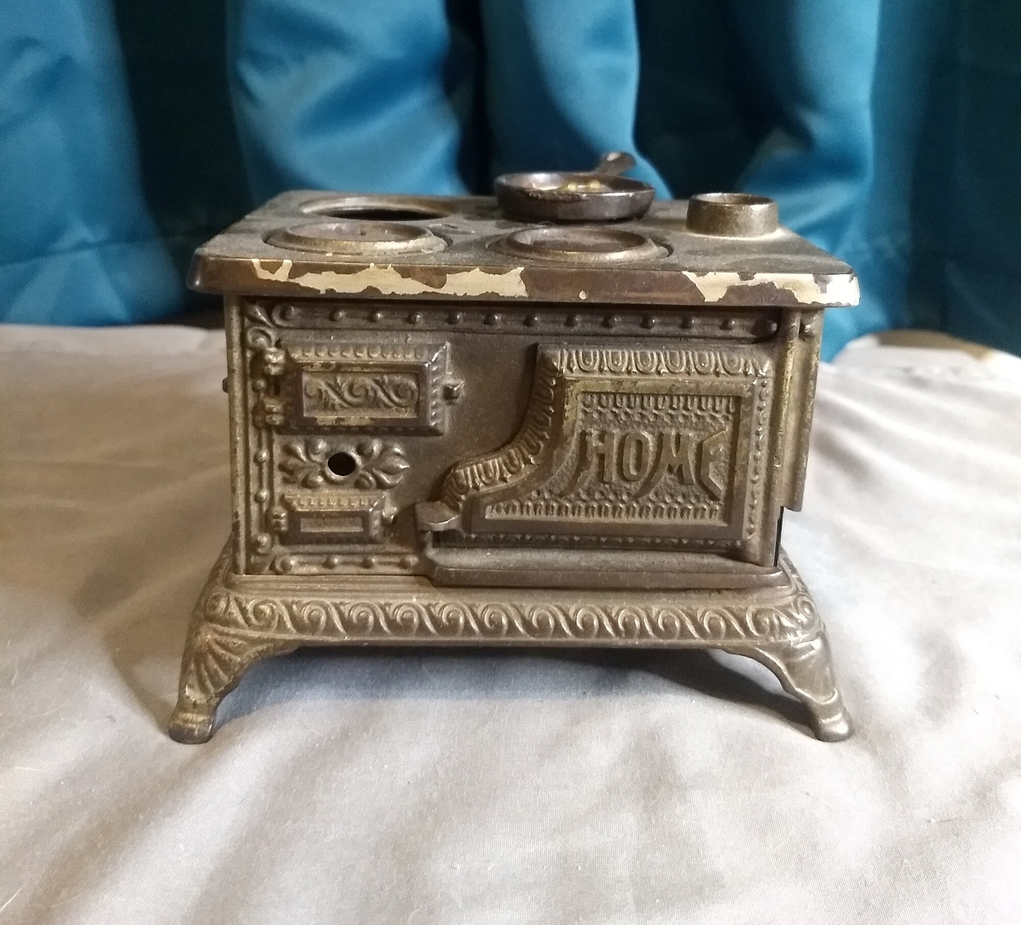 Antique Toy Salesman's Sample Cast Iron Stove With Cooking - Etsy