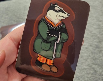 Wind in the Willows Badger sticker