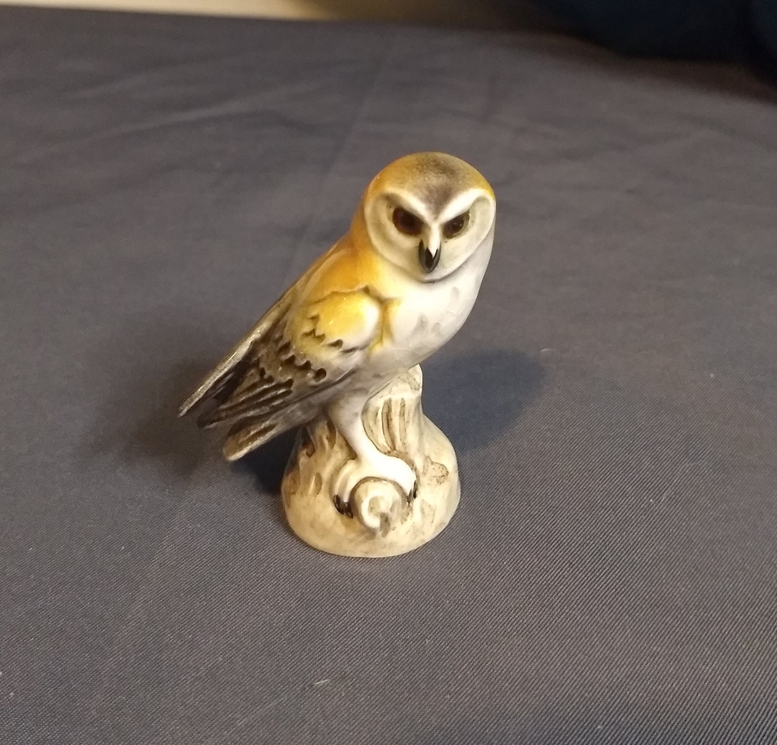 Goebel miniature porcelain barn owl figurine made in West | Etsy