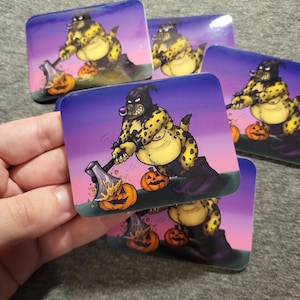 Pumpkin executioner gnoll hyena sticker