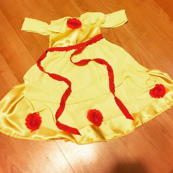 Premade Beauty and the Beast Belle Apron Costume