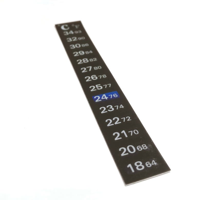 Self Adhesive Digital Temperature Thermometer Strip 1 for Etsy.de