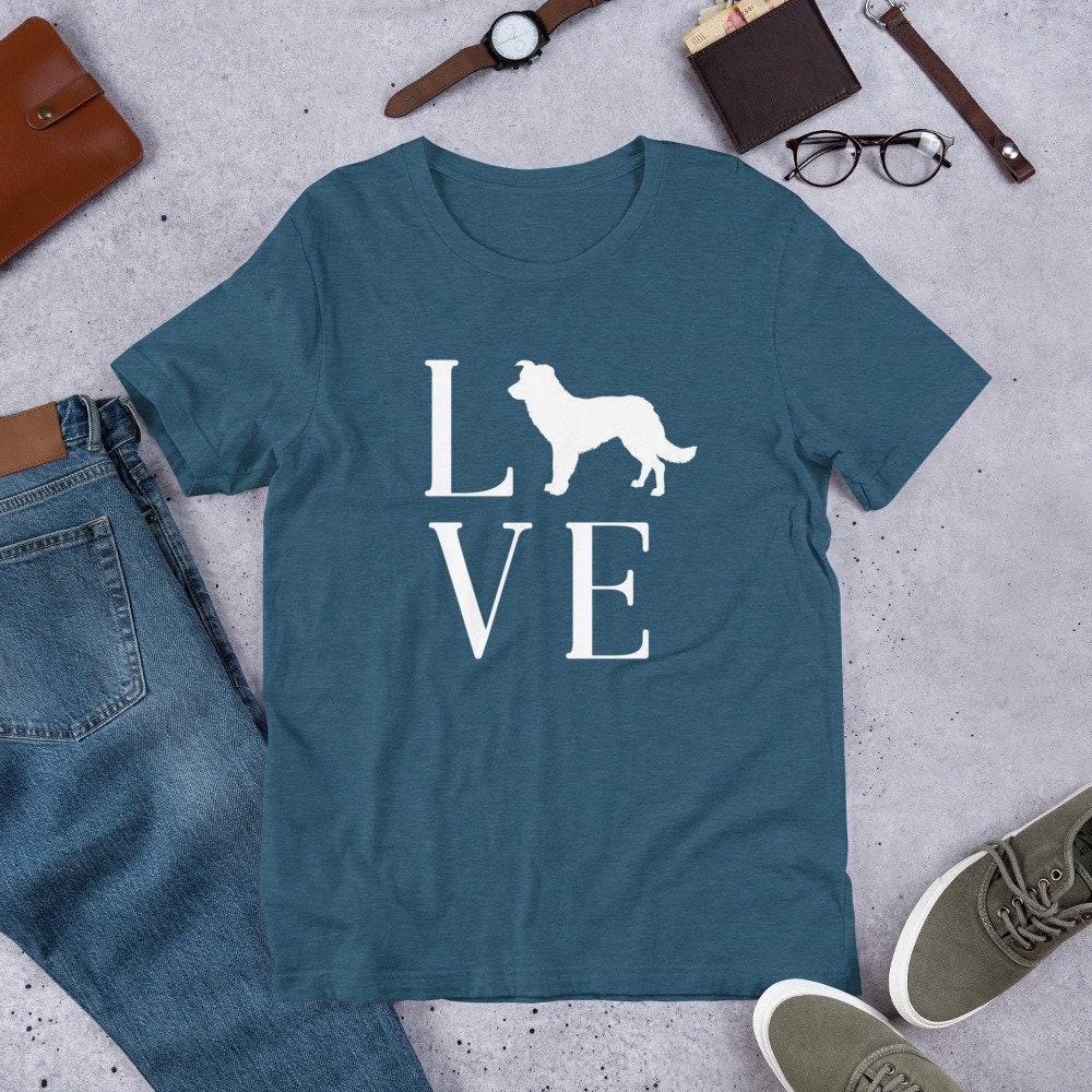 I Love My Border Collie Shirt // Border Collie Shirts // Dog - Etsy