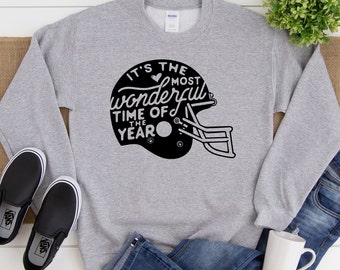 It's the Most Wonderful Time of the Year Football Sweater // Football Fall Sweatshirt // Football Sweatshirt