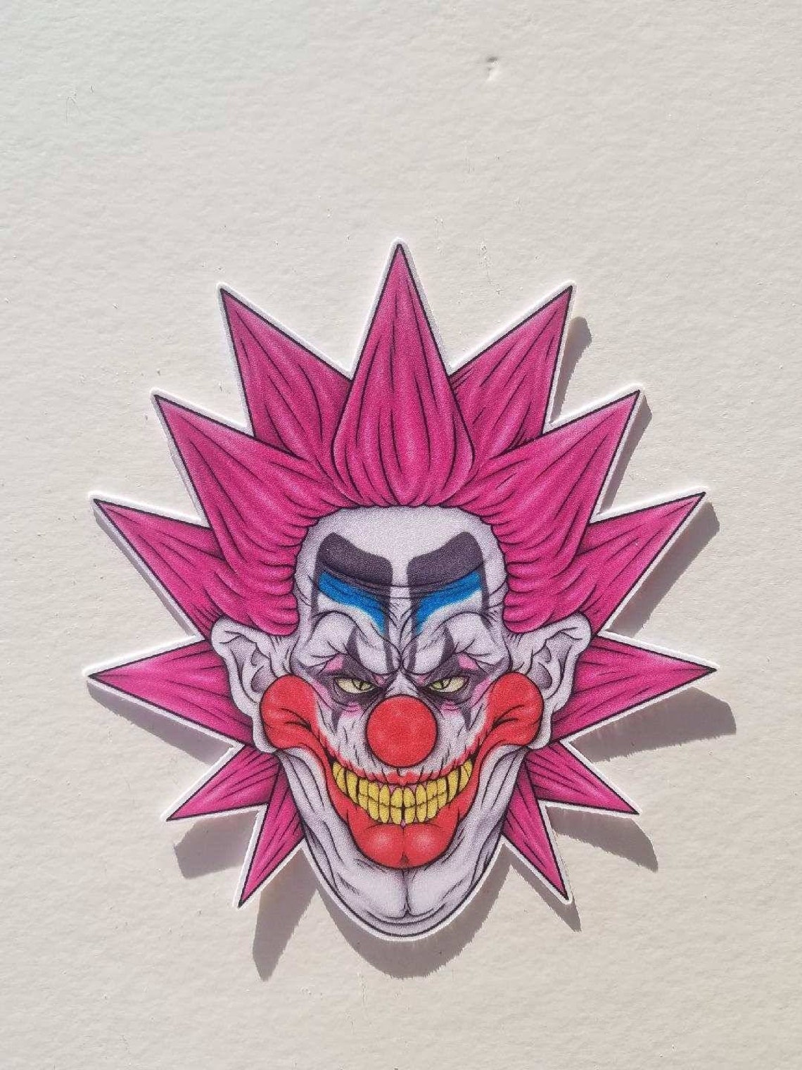 Killer Klowns Spike Sticker Etsy