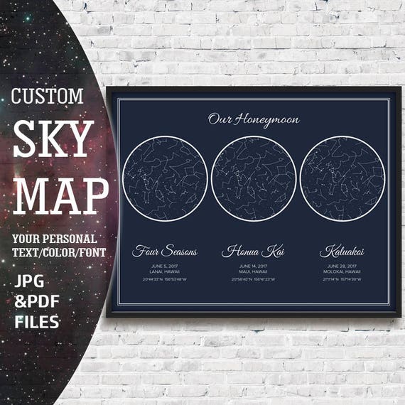 Personalized Star Chart