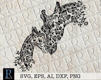 Download Giraffe Mandala Svg Etsy