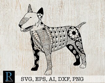 Download Pitbull Mandala Svg Free - Smiling Pitbull SVG EPS DXF ...