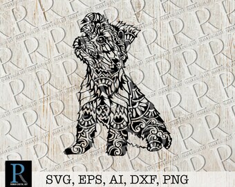 Download Yorkie Mandala Etsy