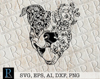 Download Mandala Pit Bull Svg Etsy