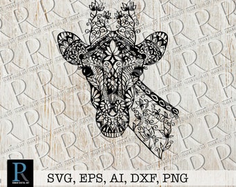 Download Giraffe Mandala Svg Etsy