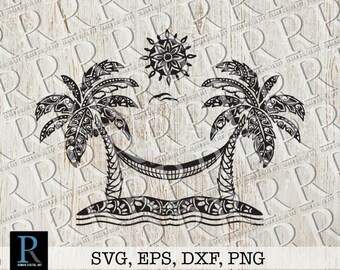 Download Palm Tree Mandala Etsy