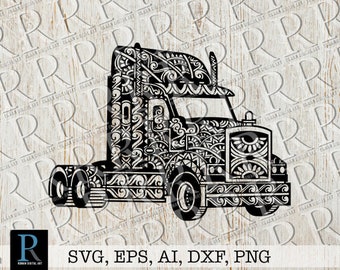 Download Mandala Truck Svg Etsy