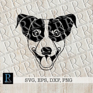 Jack Russell SVG File, Jack Russell Cut File, Jack Russell Cricut SVG, Jack Russell Silhouette, Jack Russell Laser File, single layered