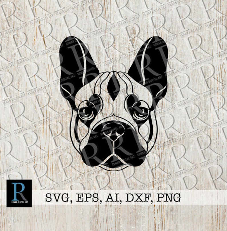 Download French Bulldog SVG File Cut File | Etsy