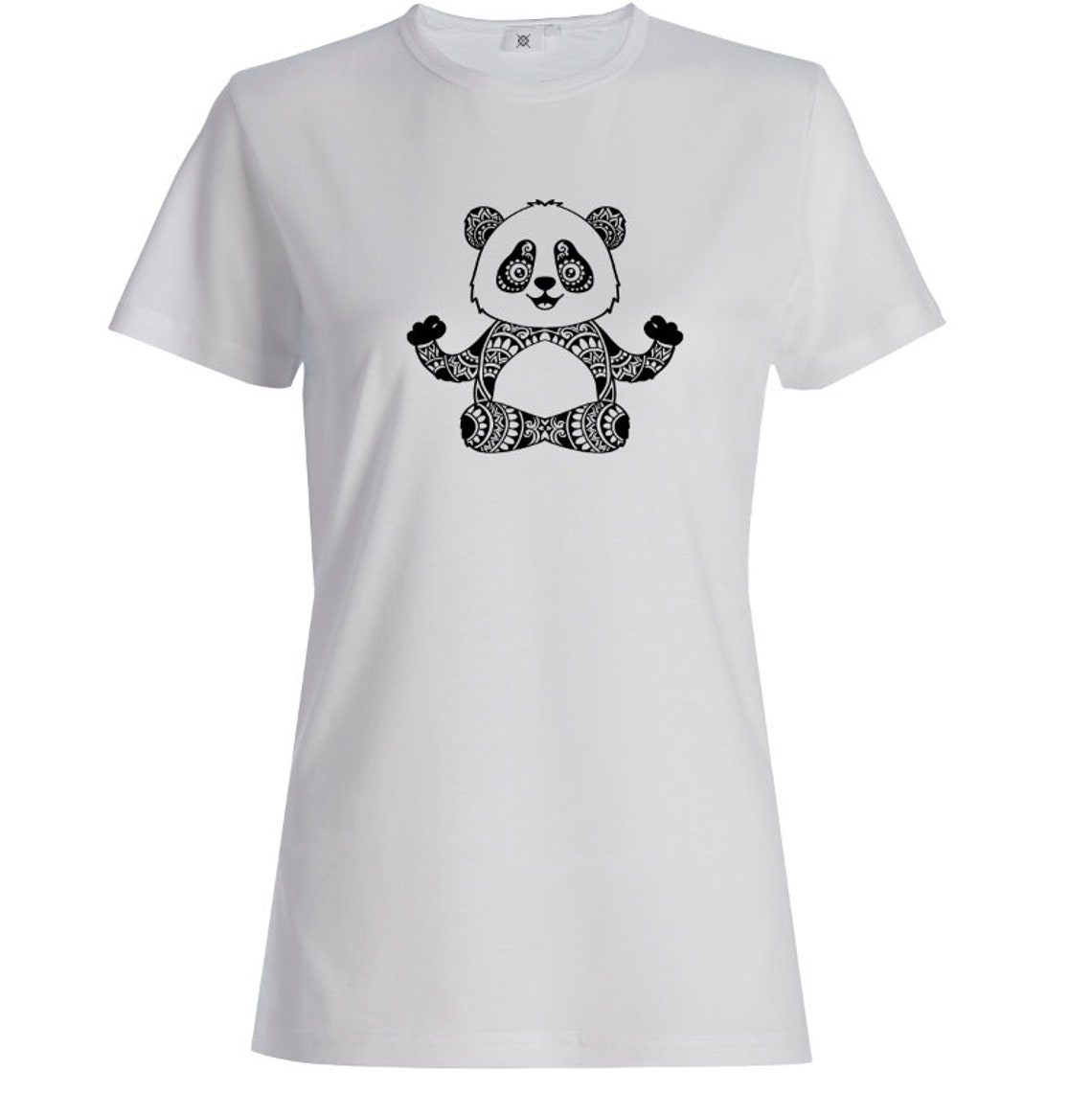 Download Mandala Meditating Panda SVG File Yoga Panda SVG | Etsy