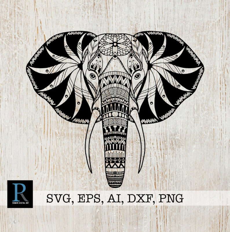 Free Free 290 Zentangle Elephant Svg SVG PNG EPS DXF File