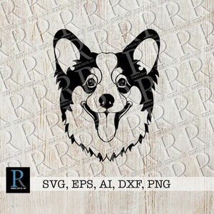 Corgis Hund SVG Schnittdatei, Corgis Cricut Design, einschichtig