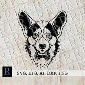 Corgi Dog SVG: Single Layer Cut File