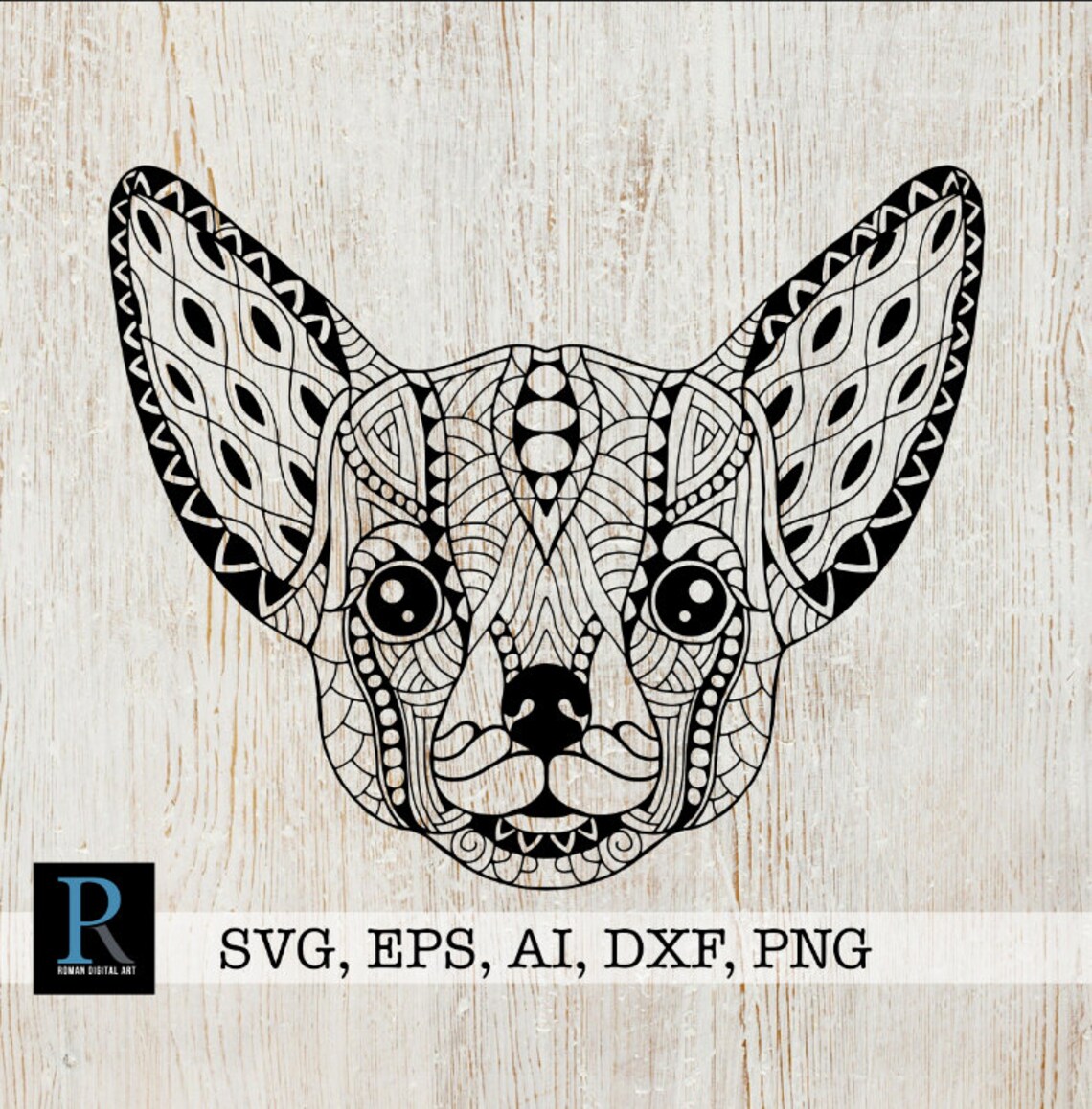 Free Free 121 Chihuahua Mandala Svg Free SVG PNG EPS DXF File