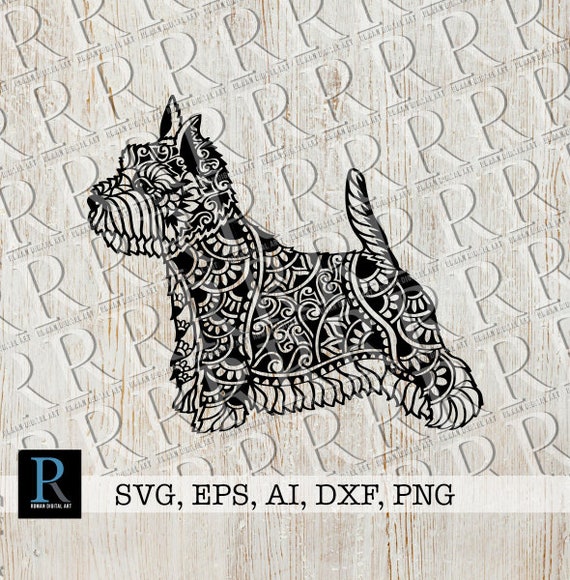 Download West Highland White Terrier Svg Zentangle Westie Svg Mandala Etsy