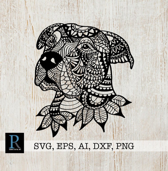 Free Pitbull Mandala Svg - Pitbull Mandala SVG Winter ...