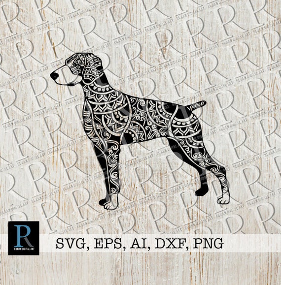 Download Zentangle Weimaraner Svg Cut File Mandala Weimaraner Svg Etsy