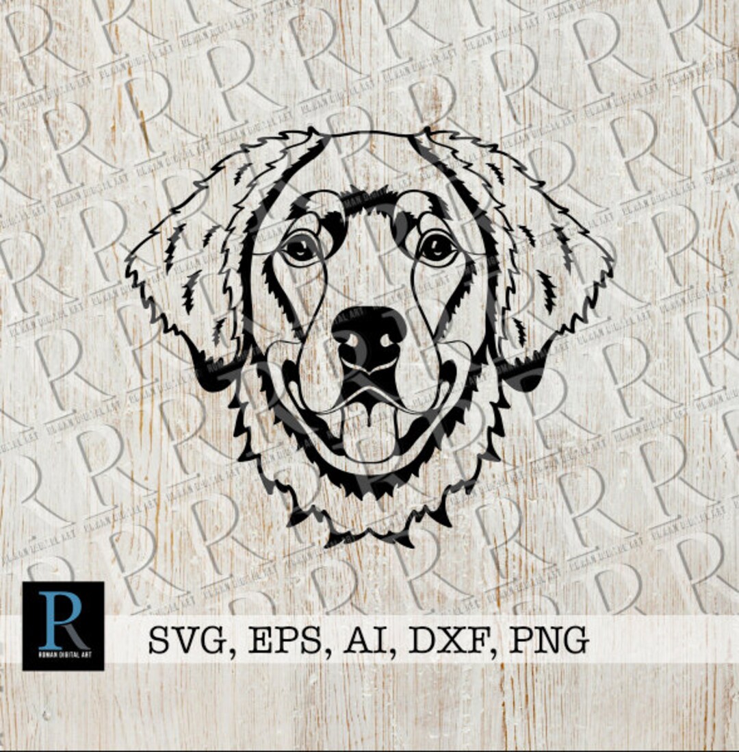 Golden Retriever SVG: Puppy Dog Cut File (single Layer) - Etsy
