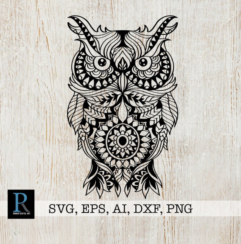 Download Owl Clipart Owl Svg Owl Clip Art Owl Mandala Zentangle Owl Cricut Cutting File Owl Silhouette Intricate Owl Bird Mandala Owl Mandala Bundle Clip Art Art Collectibles