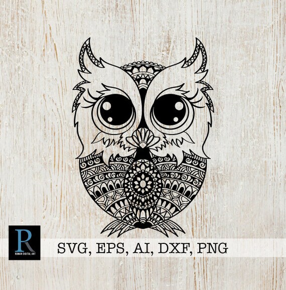 Free Free 322 Owl Mandala Cricut SVG PNG EPS DXF File