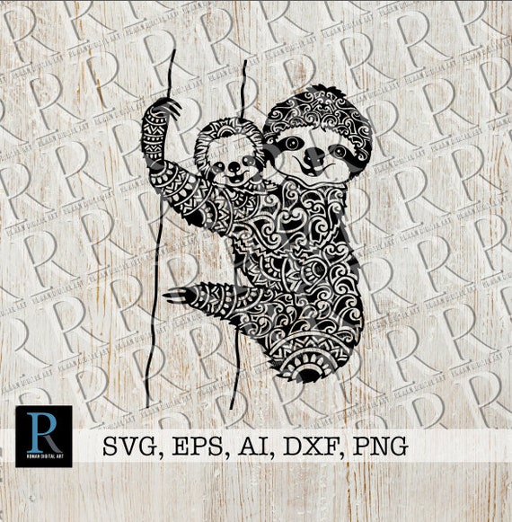 Free Free Mandala Sloth Svg 69 SVG PNG EPS DXF File