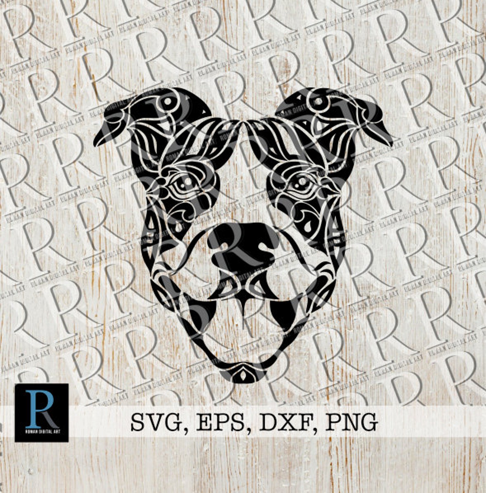 Download Pit Bull SVG file Pit Bull Cricut File Pit Bull Tribal SVG | Etsy