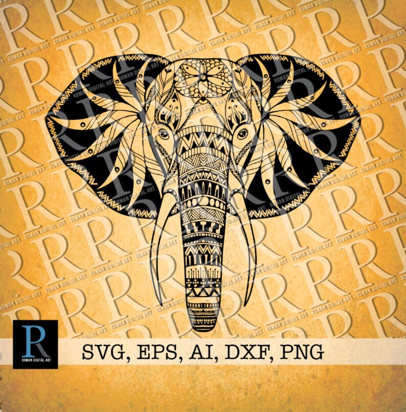 Free Free 290 Zentangle Elephant Svg SVG PNG EPS DXF File