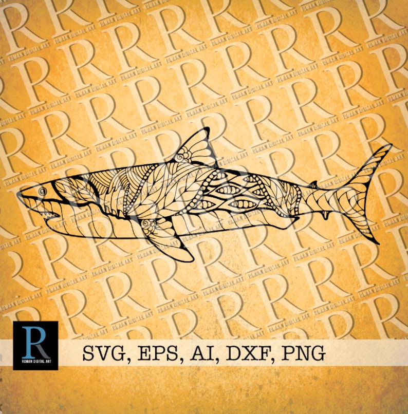 Free Free 239 Shark Mandala Svg Free SVG PNG EPS DXF File