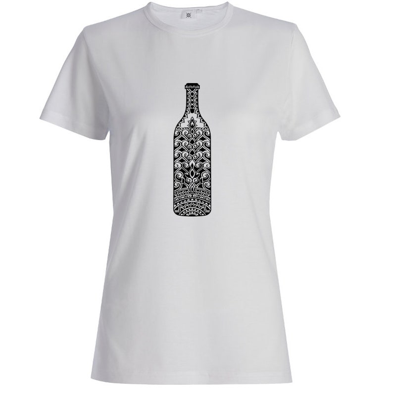 Download Zentangle Wine Bottle SVG Mandala Wine Bottle SVG | Etsy