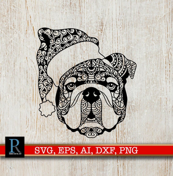 christmas english bulldog