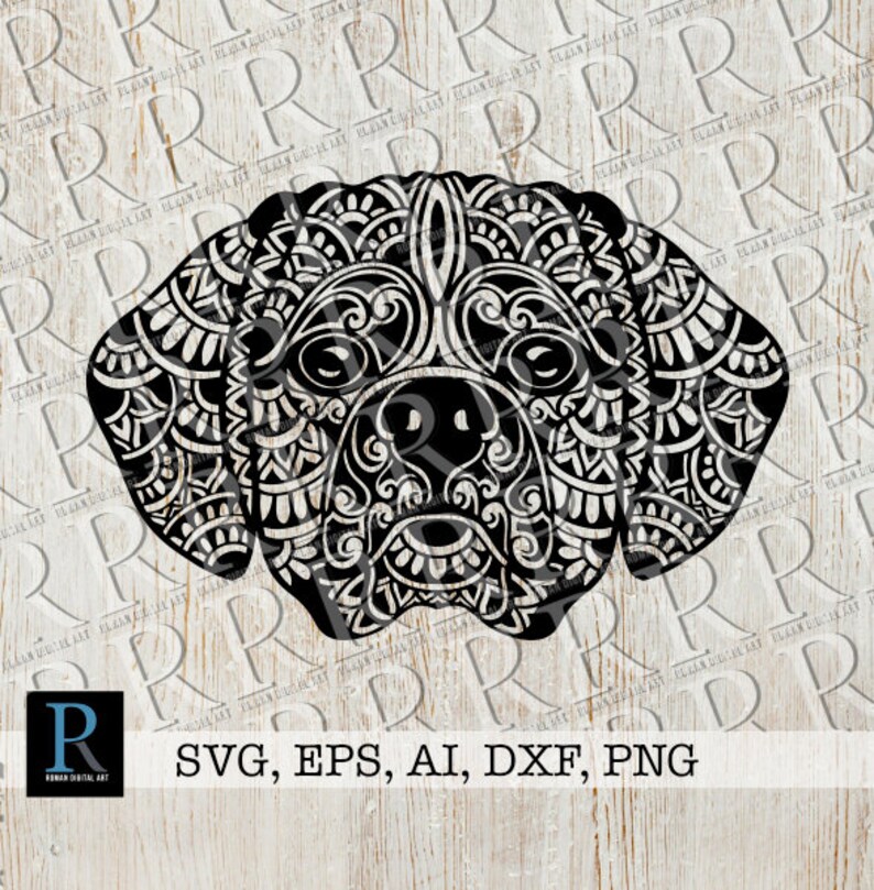 Download Puggle Dog SVG File Zentangle Puggle SVG Mandala Puggle ...
